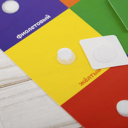 Игрушка развивающая «Весёлые липучки. Блокнот. и, форма»