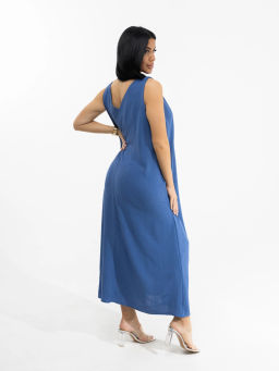 Платье женское, цвет синий