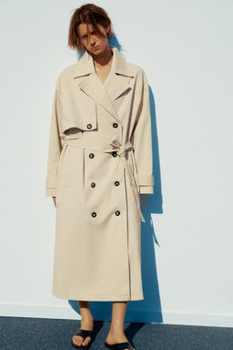 LONG OVERSIZE TRENCH COAT