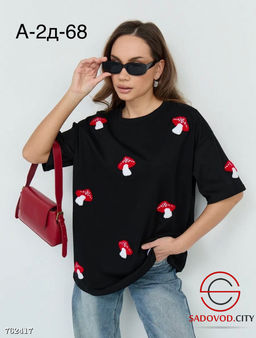 Женская футболка оверсазй