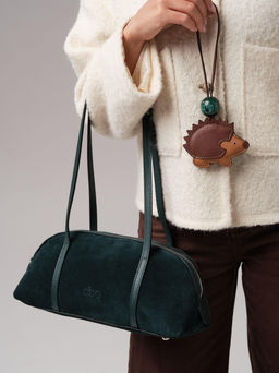 Замшевая сумка Ezhik DBR 31225 форест  фото 7