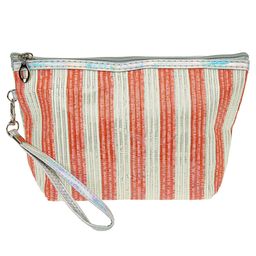 "Диско" Косметичка 16х7х13,5см, полиэстер, на молнии, со съемной ручкой, кораллово-белый (Китай)
