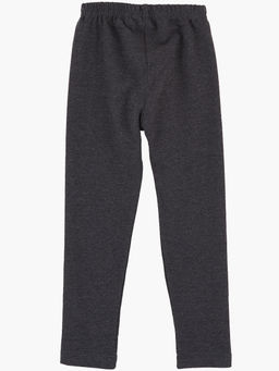 Бриджи лосины однотонные UD 1205 черный меланж - Mini maxi фото 4