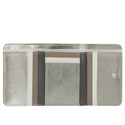 Итальянский кожаный кошелек DuDu серии Pemba | темно-серебристый - Dudubags фото 3