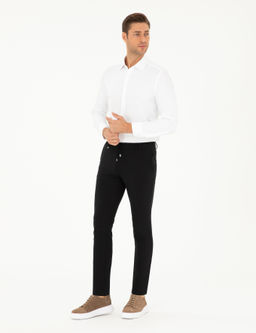 Siyah Klasik Jogger Pantolon - Pierre cardin фото 3