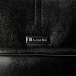 3002-2 black, мужская сумка "Планшет" из экокожи Barcelo Biagi