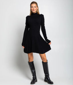 Платье #КТ04227, чёрный