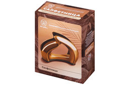 Салфетница 12,5*5*10 см Кристалл Бронза на дер. подставке - Elan gallery фото 15