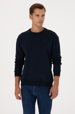 Erkek Lacivert Basic Sweatshirt Sepette S_rpriz _ndirim - U.s. polo assn фото 3