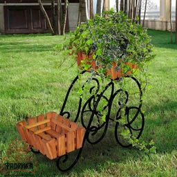 Подставка для цветов 59-402 на 2 цветка - Фабрика интерьерной ковки фото 2