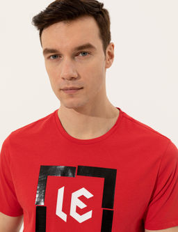 Красная облегающая футболка - Cacharel фото 3