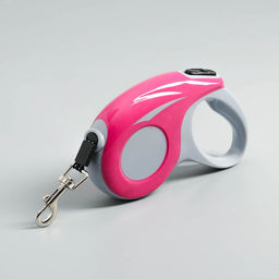 Рулетка Молния, 5 м, до 15 кг, розовая - Пижон фото 2