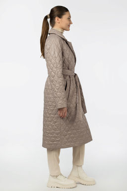 01-11261 Пальто женское демисезонное (пояс) - El podio фото 4