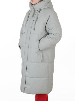 24-802 LT. OLIVE Пальто зимнее женское (200 гр. холлофайбер)