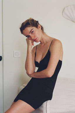 SHORT DRESS WITH POLYAMIDE ZIP - Zara фото 6