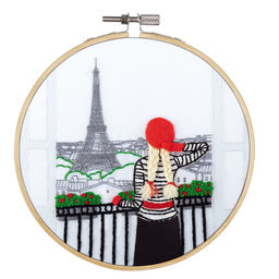 Набор для вышивания PANNA Живая картина JK-2347 Увидеть Париж 15.5 х 15.5 см