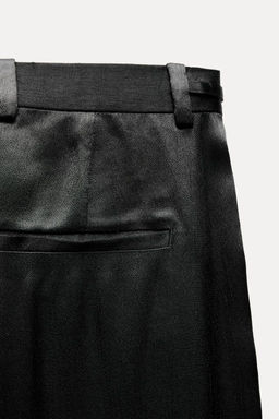 ZW COLLECTION SATIN TROUSERS WITH BOW - Zara фото 9