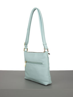 LACCOMA сумка Эмилия-Ф826-голубой эко кожа хлопок фото 2