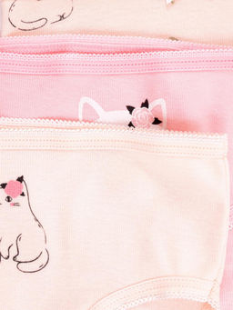 Комплект трикотажных трусов для девочки 3 шт - Crockid фото 3