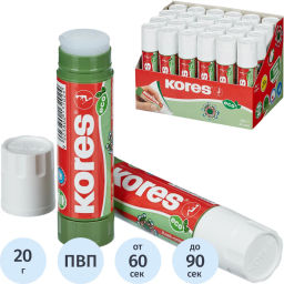 Клей-карандаш 20г KORES Glue-eco  фото 2