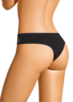 CLE STM1167 Трусы жен. Кружево хлопок чёрный - Clever wear фото 2