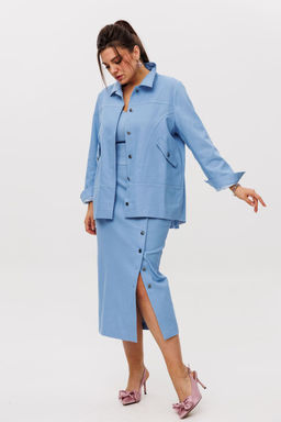 Юбка ANELLI 1453 небесная симфония  фото 6