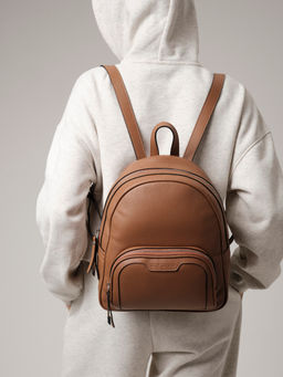 Кожаный рюкзак Azaro 30852 св.орех