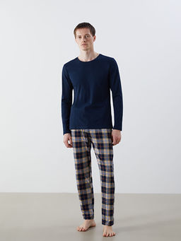 Standart Kal?p Ekose Erkek Pijama Alt