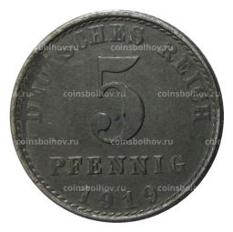 5 пфеннигов 1919 года A Германия