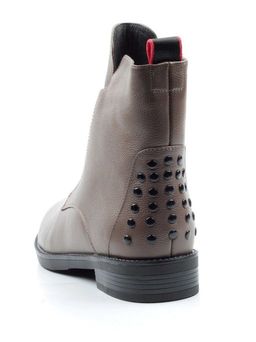 04-XH-FT547-9118-2M KHAKI Ботинки женские (натуральная кожа, натуральный мех) - Фабричный китай фото 8
