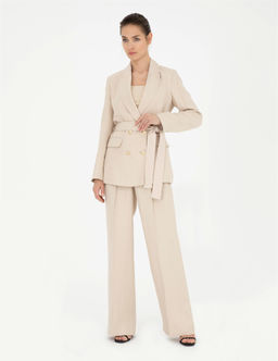 Kum Keten Kar___ml_ Regular Fit Ceket - Pierre cardin фото 4