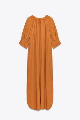 ZW COLLECTION LINEN TUNIC DRESS - Zara фото 6
