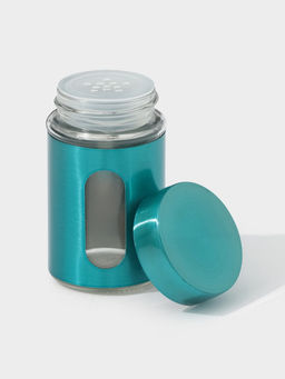 Цена за 12 шт. Ёмкость для специй «Стиль», 100 мл, 4.5×8 см, стекло, бирюзовая