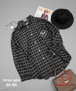 Рубашка женская в клетку