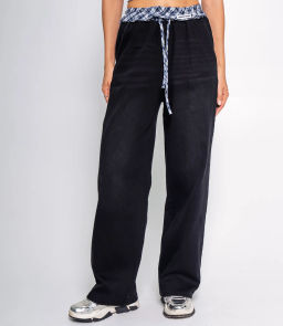 Джинсы #КТ7627, чёрный