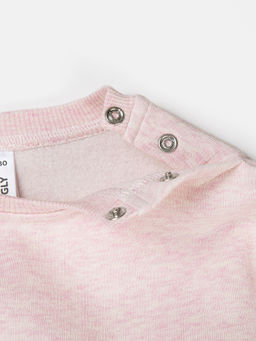 Свитшот с рюшей Клубничный коктейль утепленный 0+ - Bungly фото 3