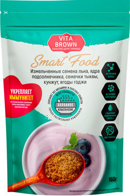 Ого.Vita Brown Изм сем льна,ядра подсол,тыквы,кунж,ЯгГодж160