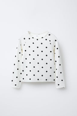 POLKA DOT T-SHIRT WITH MODAL