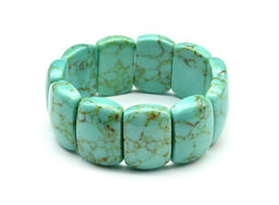 Браслет сегмент 25*16мм из оникса - Радуга камня фото 3