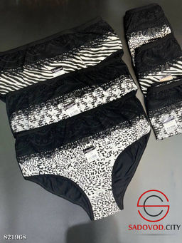 Женские трусы слипы с кружевом