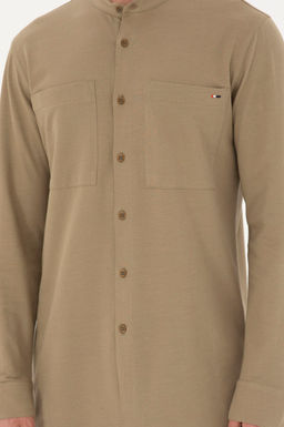 Мужской вязаный кардиган цвета хаки - U.s. polo assn фото 13