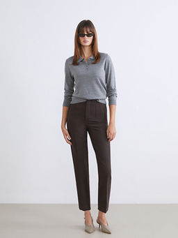 Polo Yaka Kad?n Triko Kazak