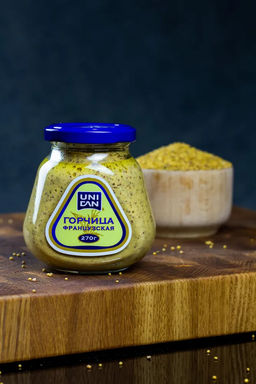 Горчица Французская UNI DAN 270г ст/б  фото 4