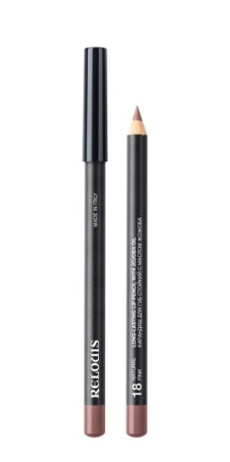 RELOUIS Карандаш для губ стойкий с маслом жожоба тон 18 natural pink (Италия)