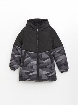 Kap??onlu Erkek ?ocuk Mont