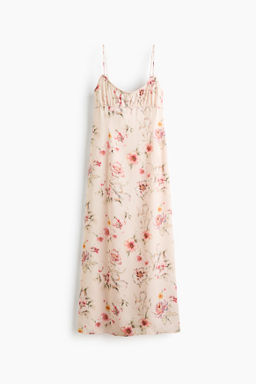 Vestido estampado con tirantes espagueti