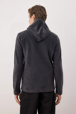 Haki Slim/Dar Kesim Polar Fermuarl? Kapusonlu Sweatshirt TMNAW26SW00064 - Trendyolmilla фото 20