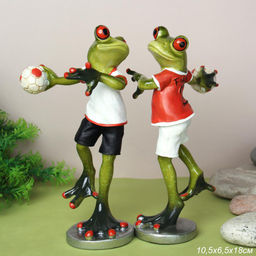 Цена за 2 шт. Фигурка Лягушка спортсмен 18 см / YX29007 /уп 2/24/