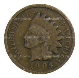 1 цент 1904 года США