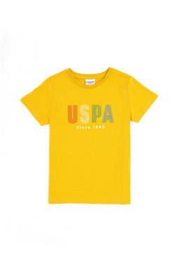 Шафрановая футболка для мальчика